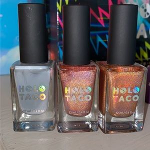 3 Holo Taco Polishes